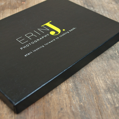 Glossy Black Box with 2 Color Logo
